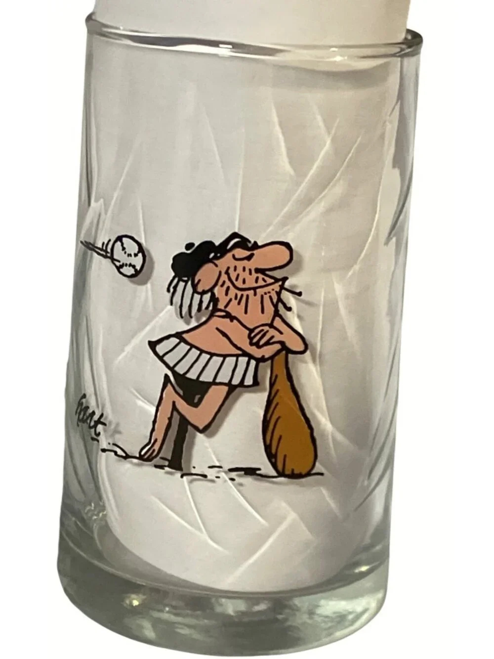 Vintage Arby B.C. Ice Age Collector Glasses Set Of 2 1981 Cartoon